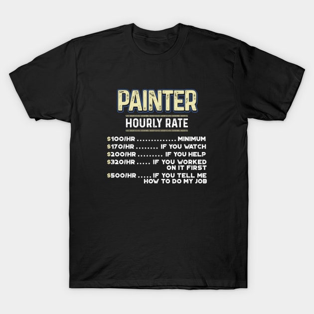 Painter T-Shirt by Andreeastore  